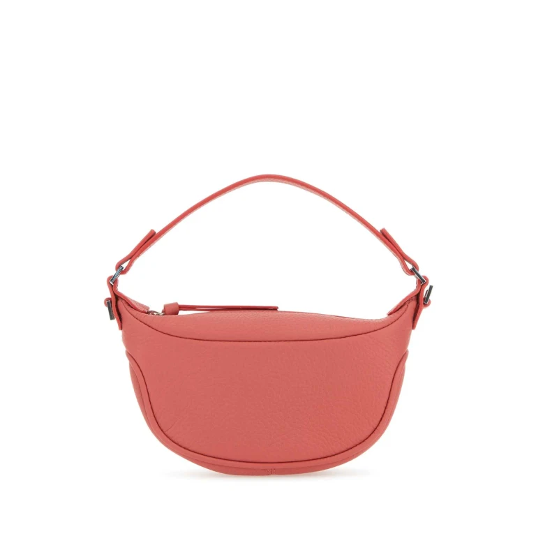 Salmon Leather Mini Ami Handbag