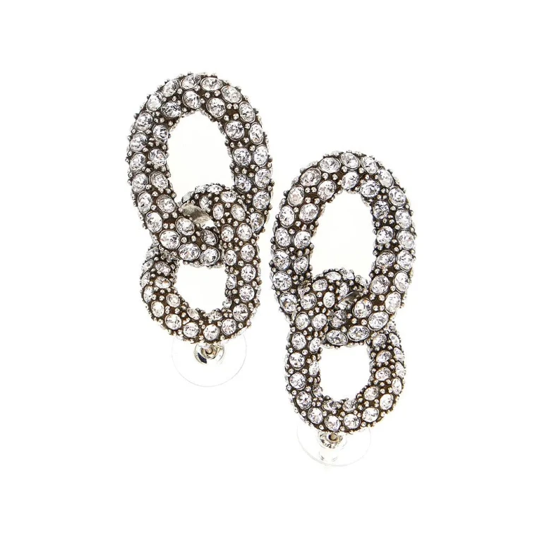 Brincos Funky ring Isabel Marant com strass