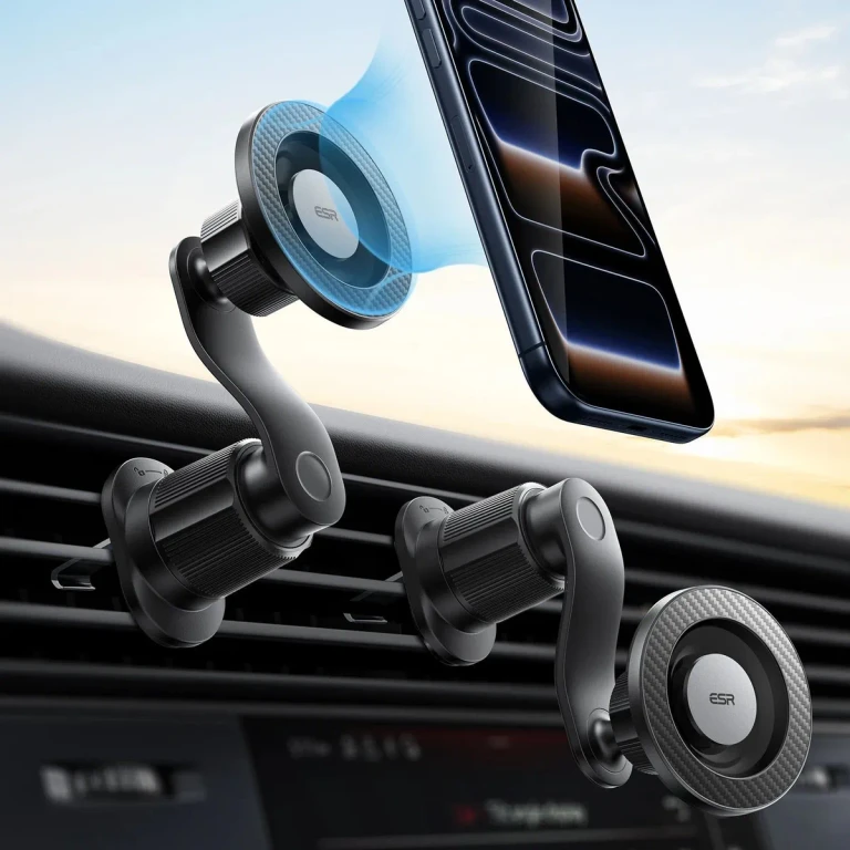 OmniLock Magnetic Car Mount (Air Vent) - Black - Black