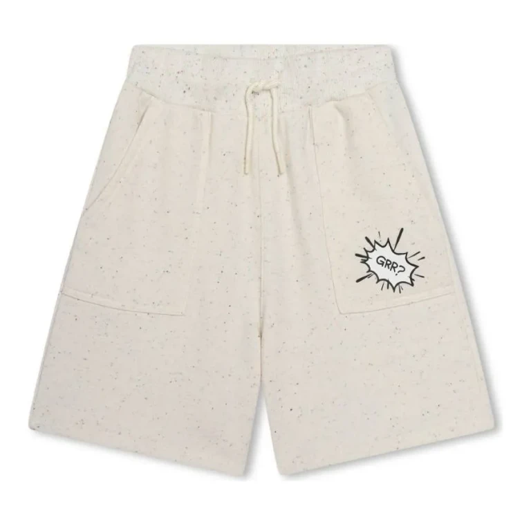 Kenzo Kids Cartoon Logo Bermuda Shorts