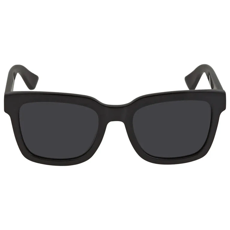 Gucci Smoke Square Mens Sunglasses GG0001SN 001 52