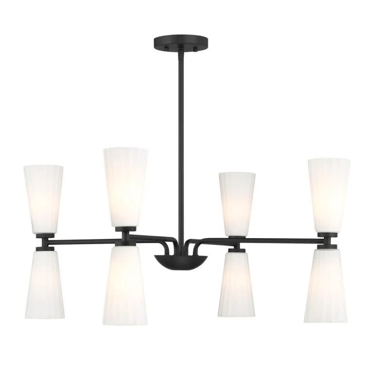 Chandelier in Matte Black