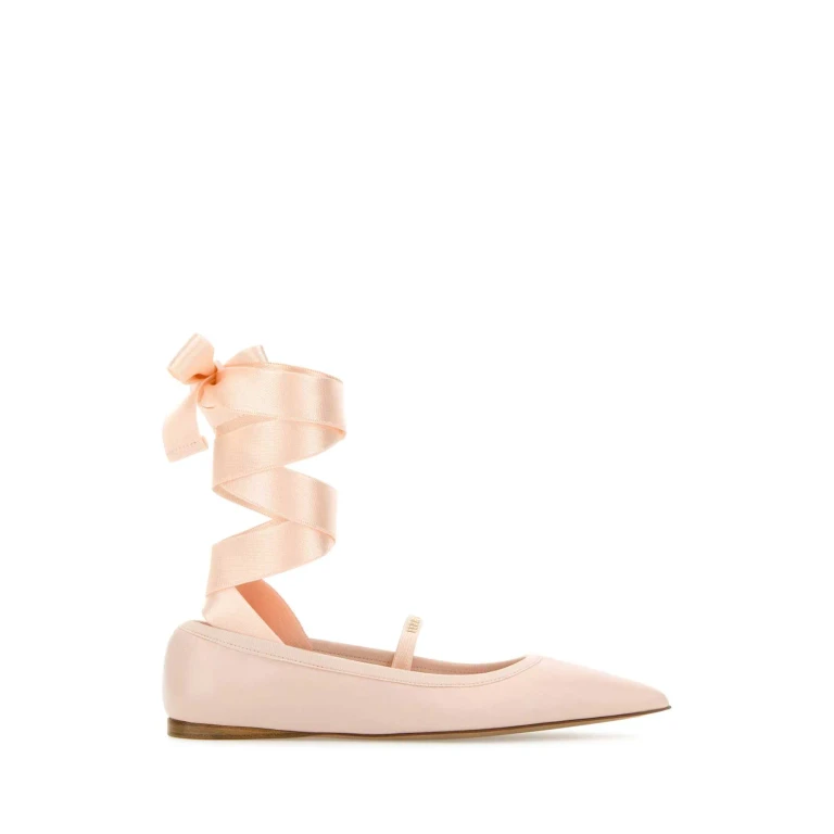 Ferragamo Leather Ballet Flats