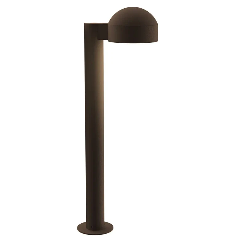 REALS 23.75" Optical Acrylic LED Bollard in Textured Bronze
