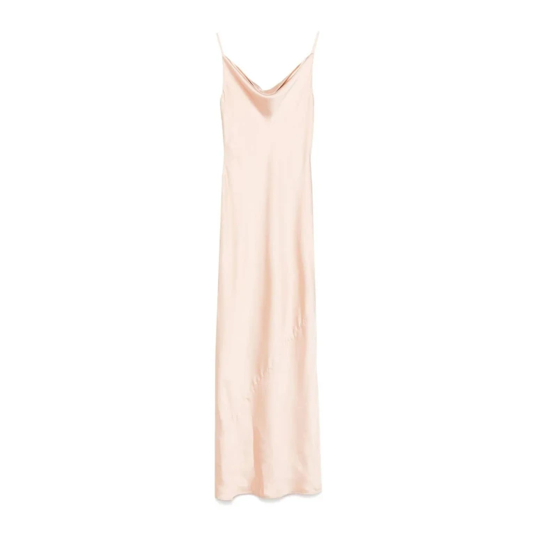 Norma Kamali Maxi Robe - Rose Clair