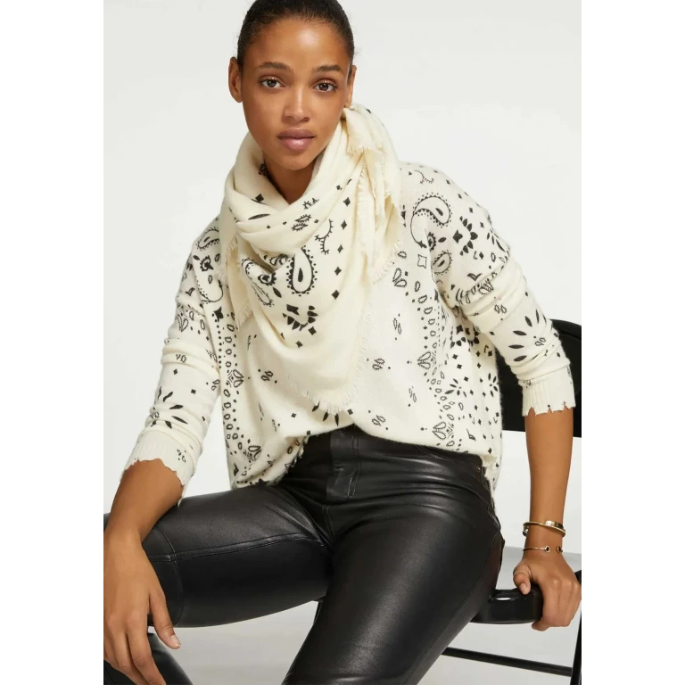 Sweater Mela Bandana F2500 Blanc
