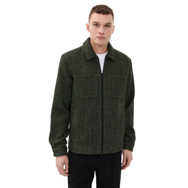 Les Deux Marseille Herringbone Wool Jacket Duffel Bag XL