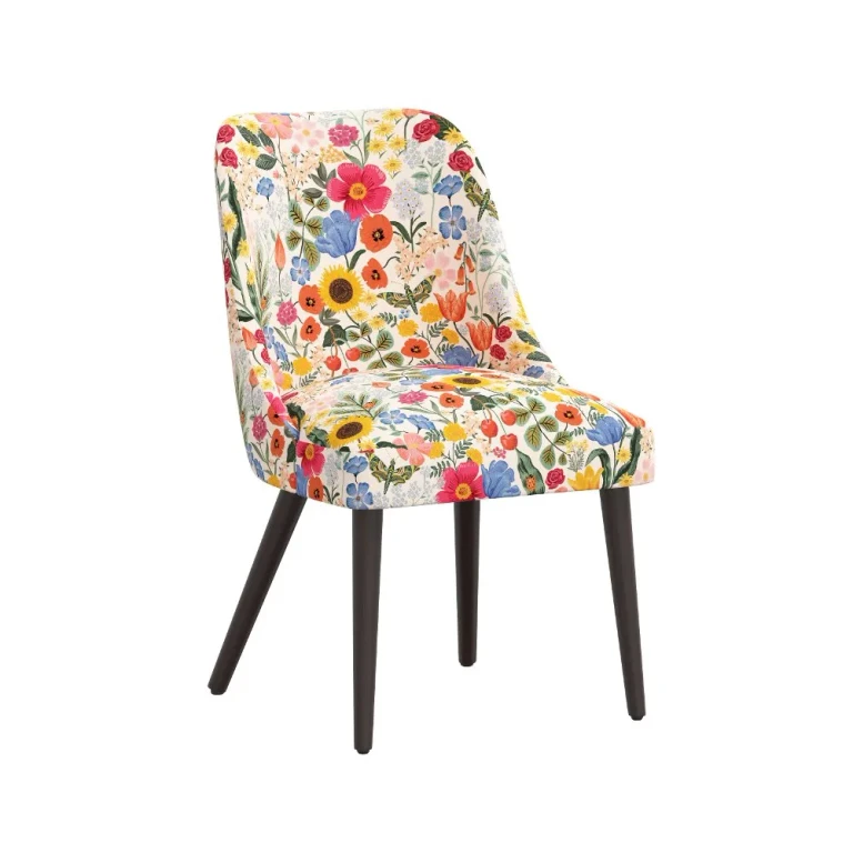 Rifle Paper Co Tara Blossom Blush Dining Chair