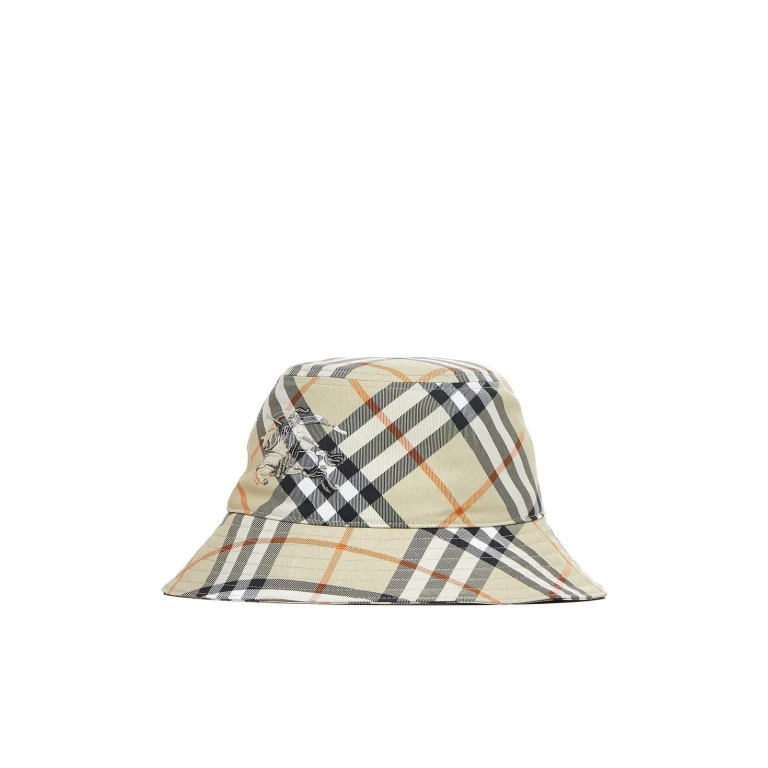 Burberry check Light Green Polyester Hat