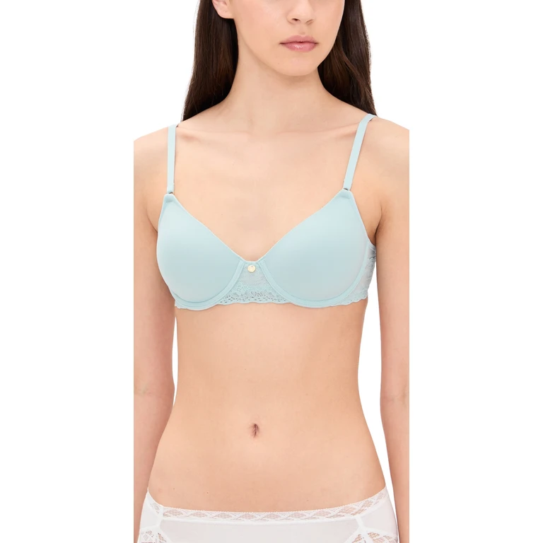 Natori Bliss Perfection Contour Underwire Bra Blue Meadow 36B