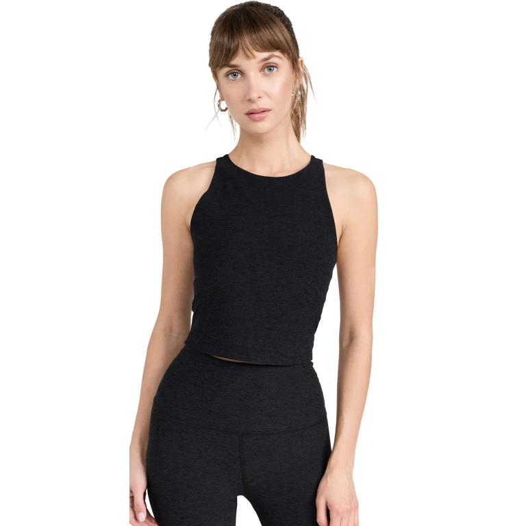 Beyond Yoga Spacedye Refocus Cropped Tank Nocturnal Navy XXL