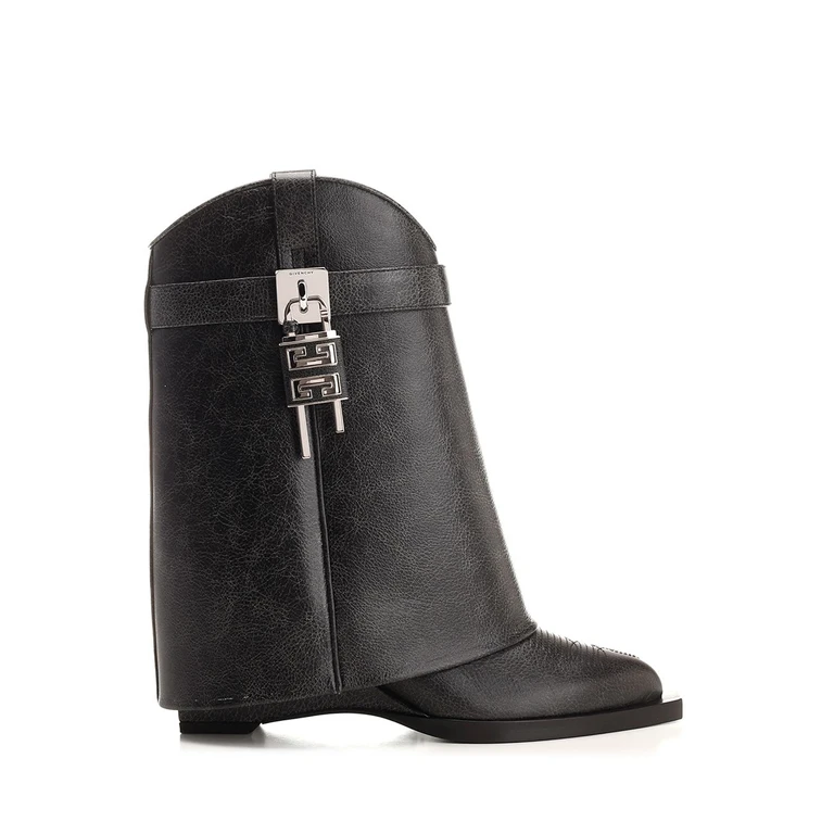 Givenchy shark Lock Cowboy Ankle Boots