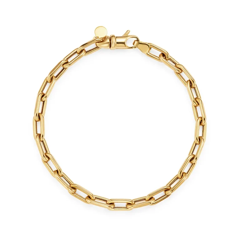 Zoe Lev 14K Yellow Gold Large Open Link Chain Bracelet