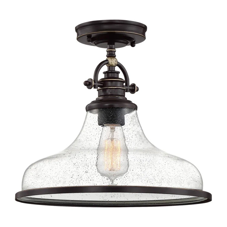 Quoizel Grant Ceiling Light in Palladian Bronze