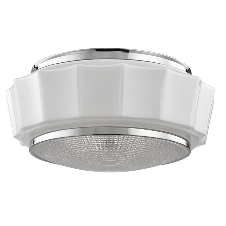 Odessa 3-Light Ceiling Light in Polished Nickel