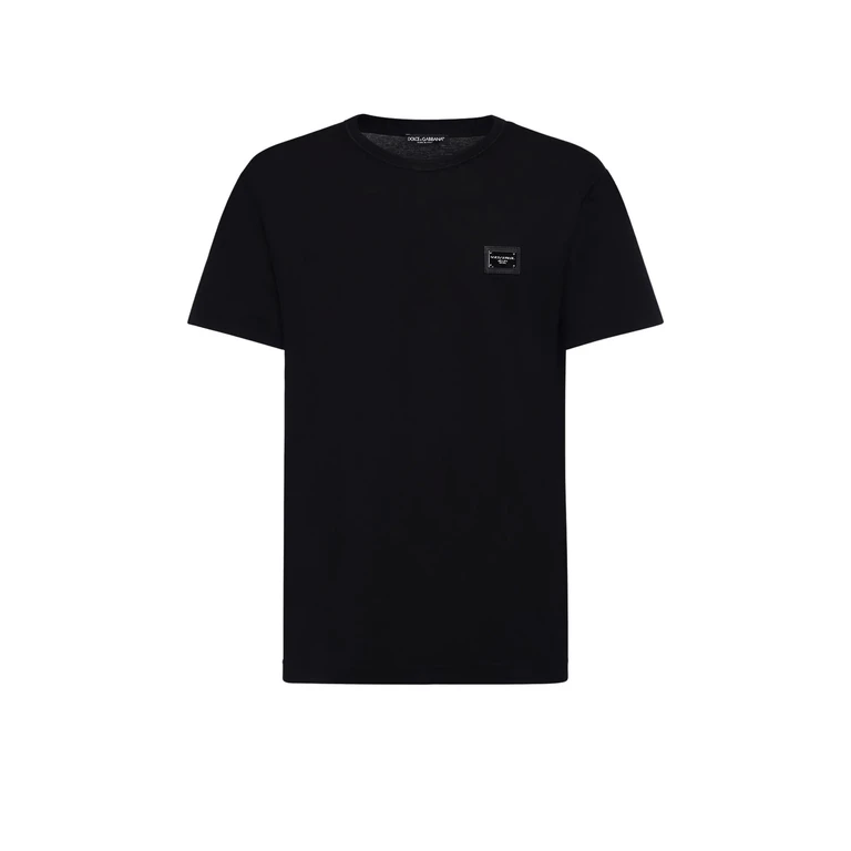 Dolce & Gabbana T-shirts and Polos Black Cotone - Men
