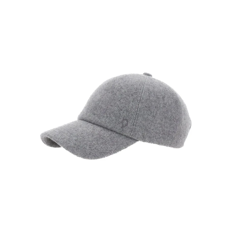 Helen Kaminski Grey Baseball Cap With Logo Embroidery On The Front In Wool Woman