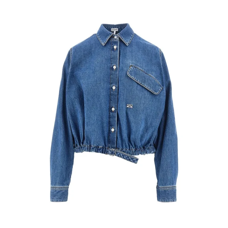 LOEWE Denim Balloon fit shirt Woman 36
