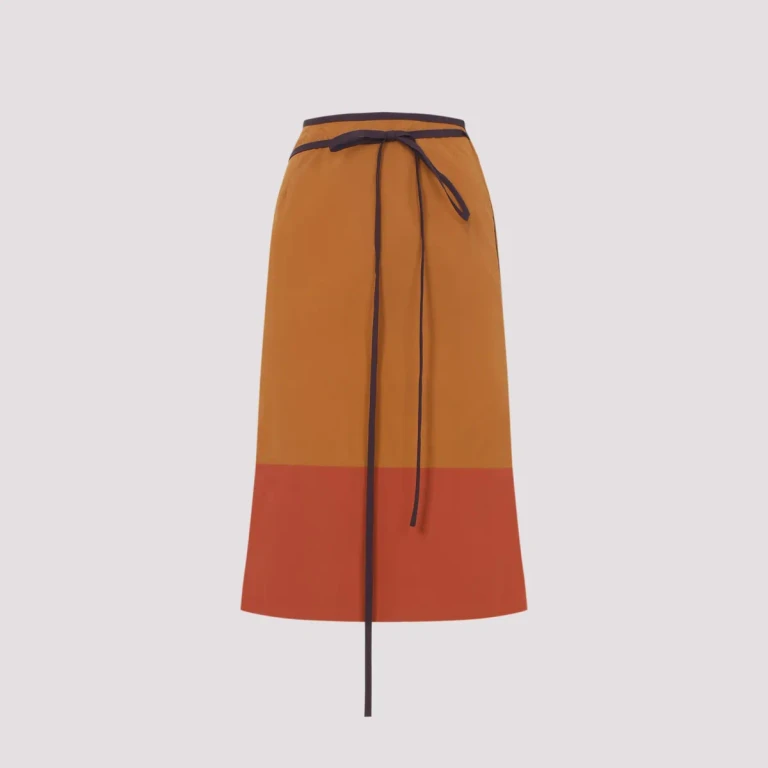 Saia midi de nylon Saint Laurent