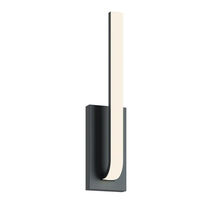 Black LED Wall Sconce from the Lumina Collection