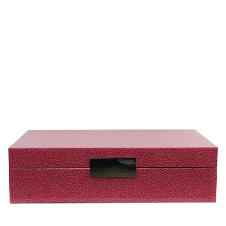 Addison Ross Faux Shagreen Lacquer Box - Large