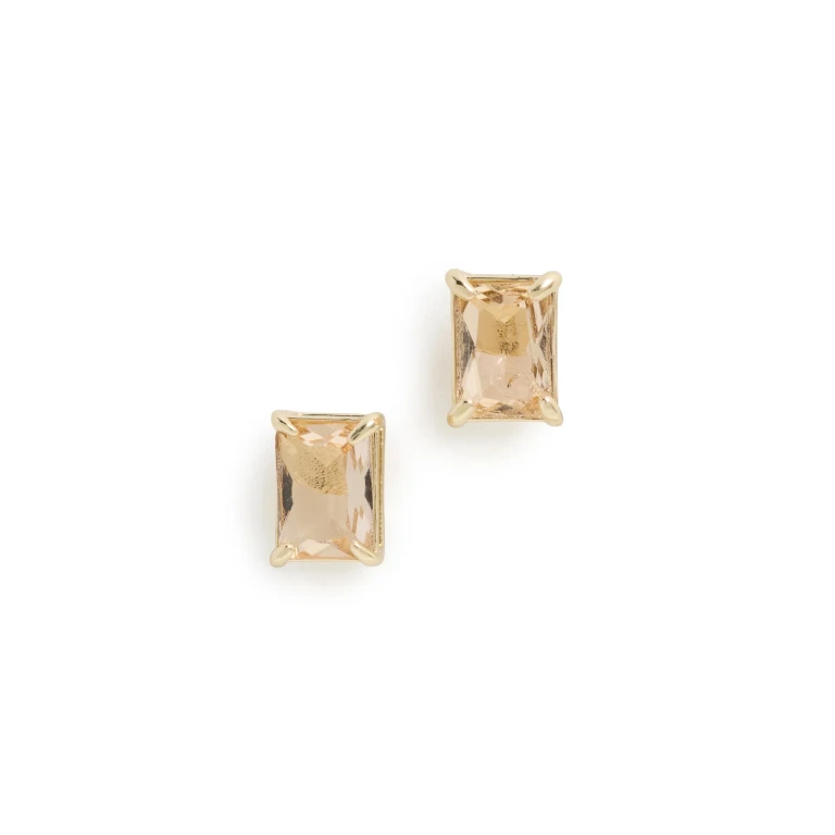Clare V. Bijoux Stud Earrings Citrine One Size
