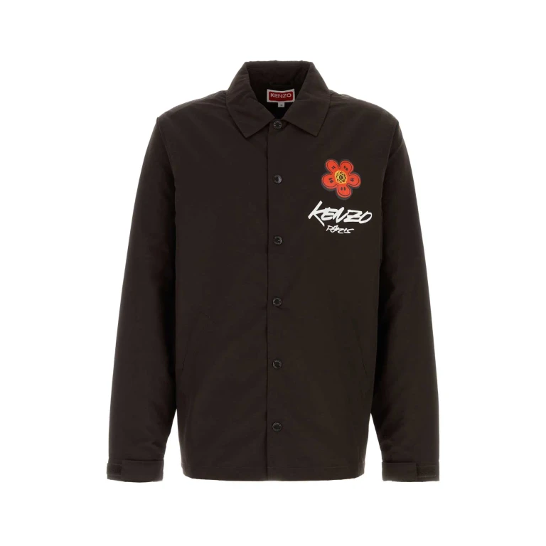 Chocolate Nylon Kenzo X Futura 2000 Jacket