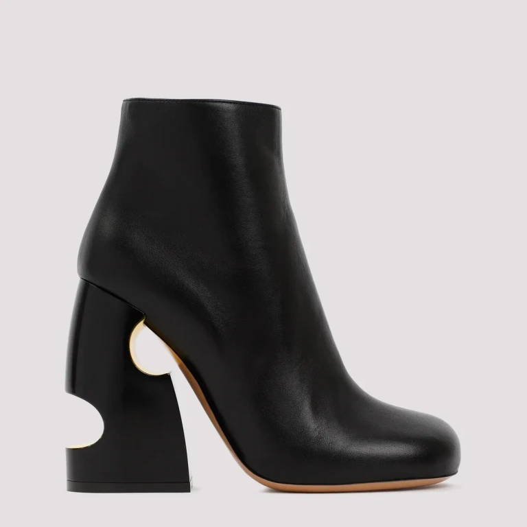 OFF WHITE - Off White Pop Bulky Nappa Ankle Boot