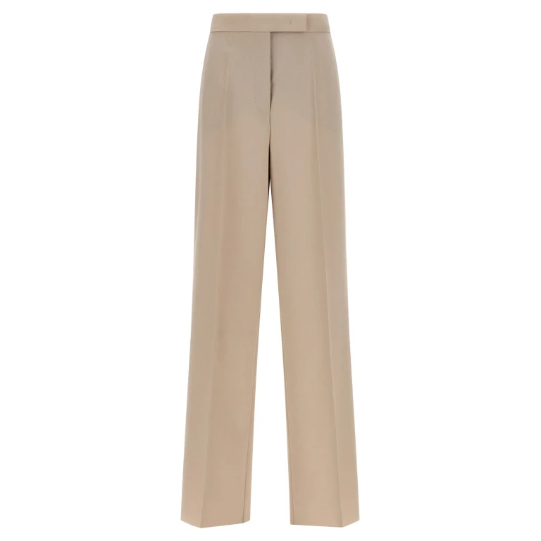 Max Mara Mxmgirone Virgin Wool, Mohair And Silk Trousers