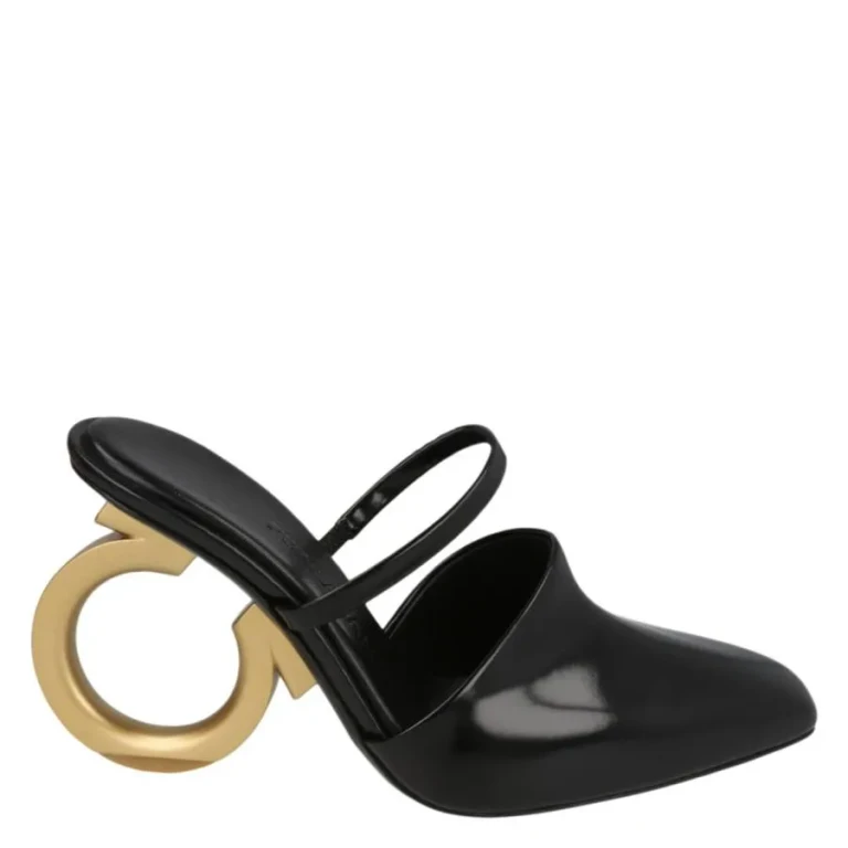 Ferragamo Elina Gancini Mule Heels