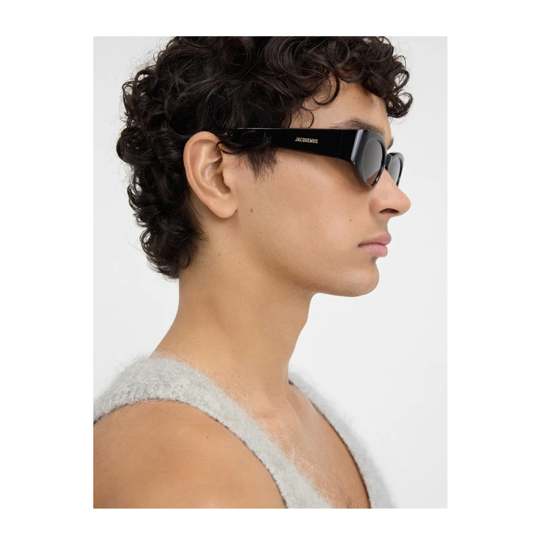 Jacquemus Les lunettes JAC4 Ovalo linea Sculptures C9 T-Shell Marrone Acetate Occhiali Da Sole - Women