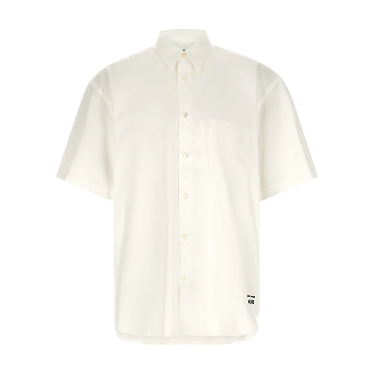 Comme Des GarҫOns Homme Logo embroidery shirt White Cotton Shirt, Blouse - Men