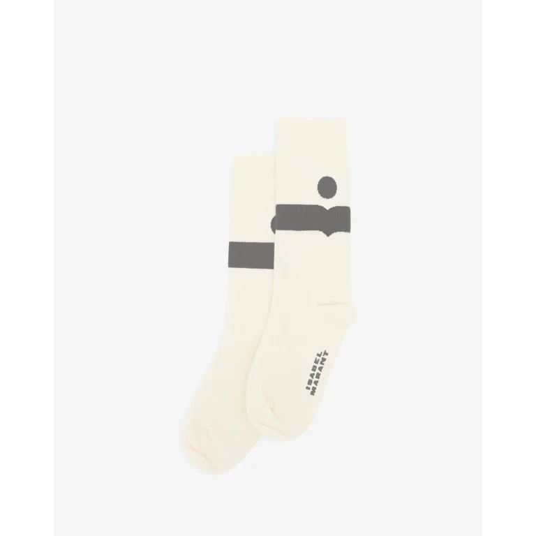 Chaussettes Nesson - Homme - Écru - Isabel Marant