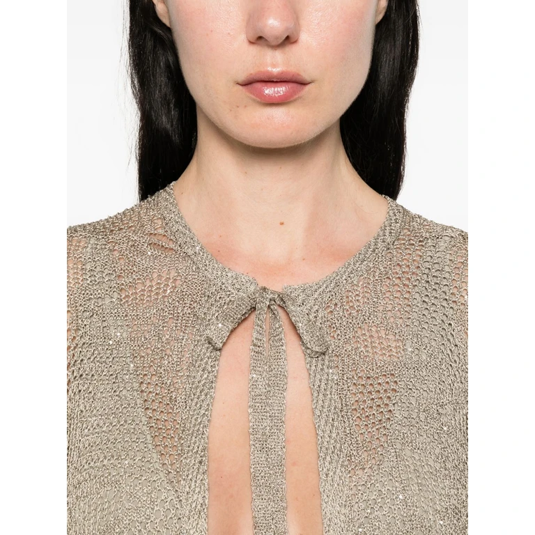 Fabiana Filippi Sweaters White Fabric - Women