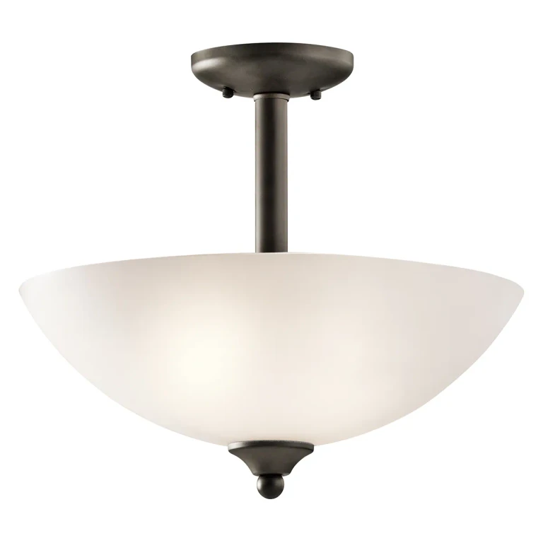 Jolie 2-Light Transitional Ceiling Light in Olde Bronze