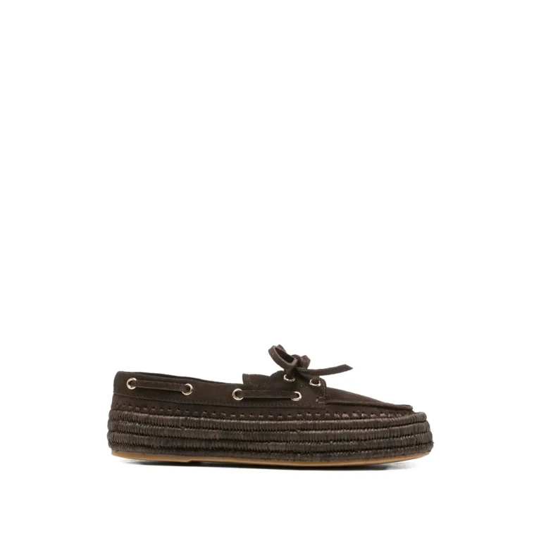 Paloma Barcelo' Tie Detail Boat Shoes
