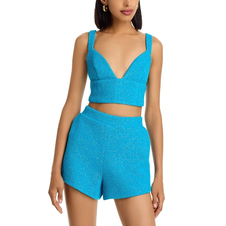L'Agence Castalia Knit Bra Top