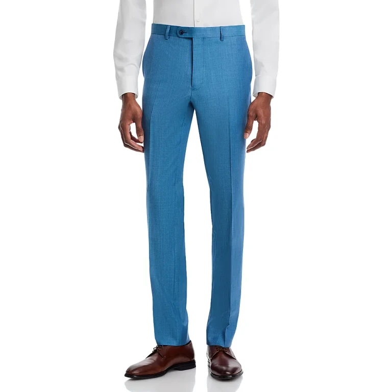 John Varvatos Star Usa Sharkskin Slim Fit Suit Pants