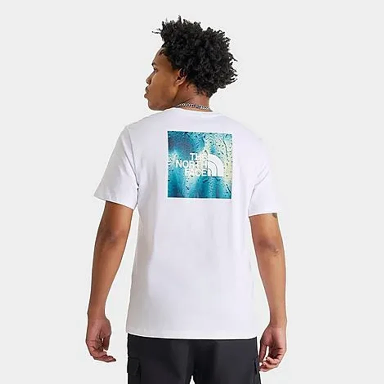 The North Face Men's Half Dome Box Rain T-Shirt in TNF White Size: Small