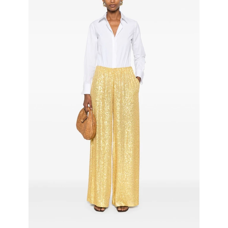 Norma Kamali Pantalons Décontractés - Jaune