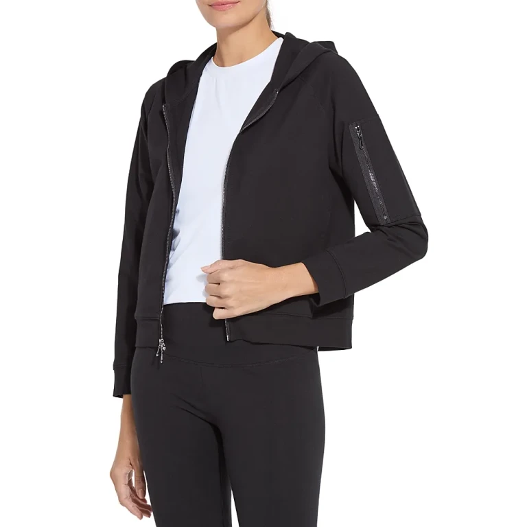 Lysse Cotton Zip Up Hoodie Sweatshirt