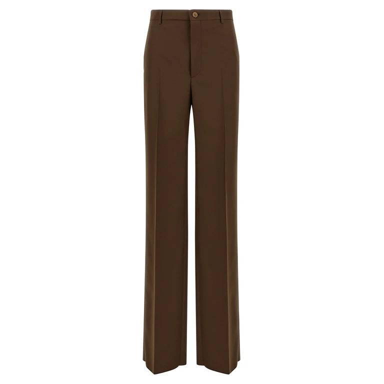 Gucci Brown Polyester Dress Pants - Women