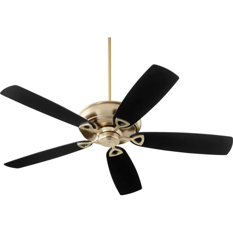 Quorum Alto 62" Indoor Ceiling Fan in Aged Brass