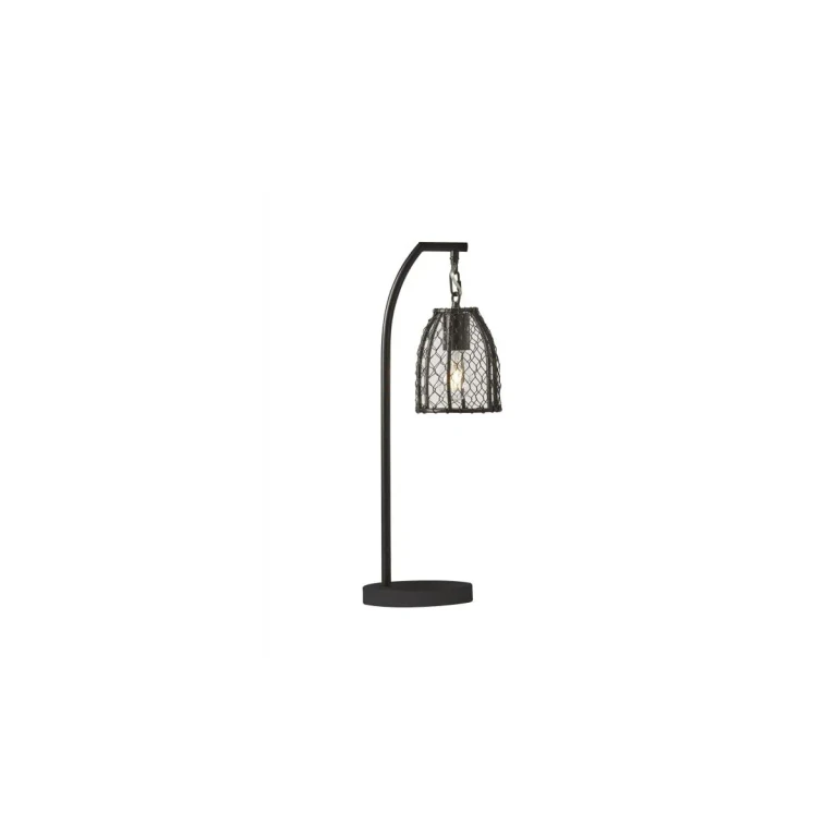 Flat Black One Light Table Lamp from the Table Lamp Collection