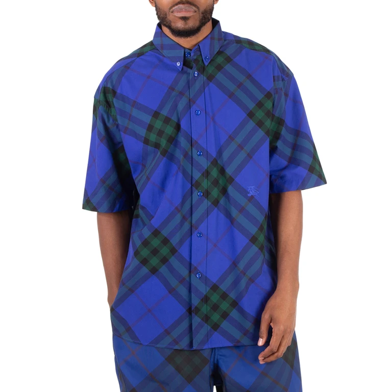 Burberry Check-Pattern Cotton Shirt