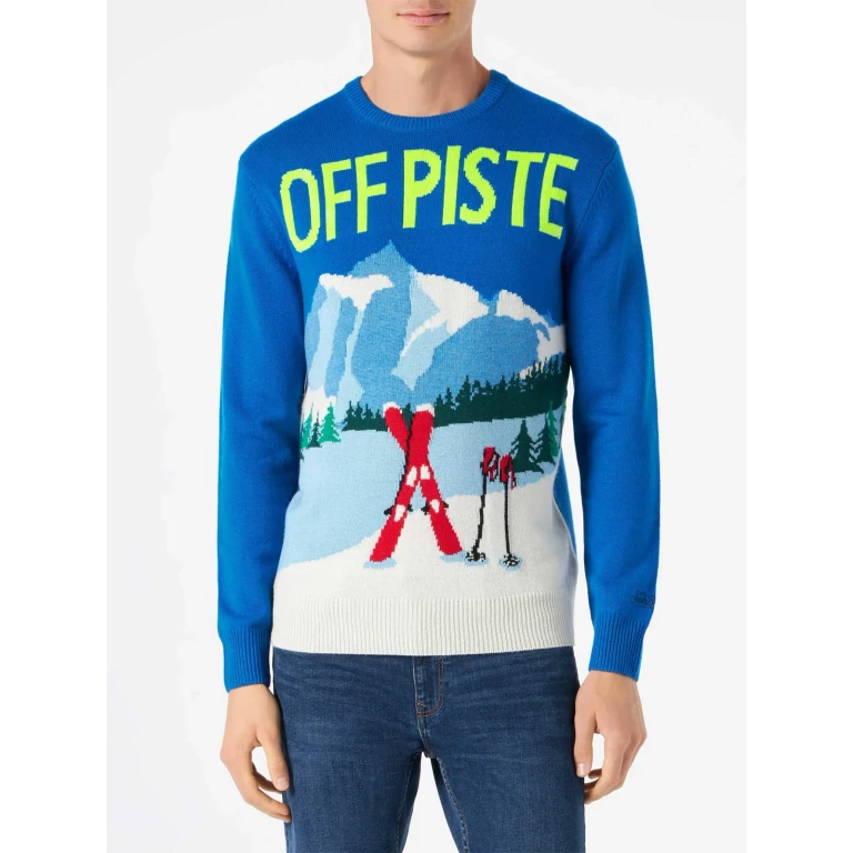 MC2 Saint Barth Heron Mountain Postcard Sweater