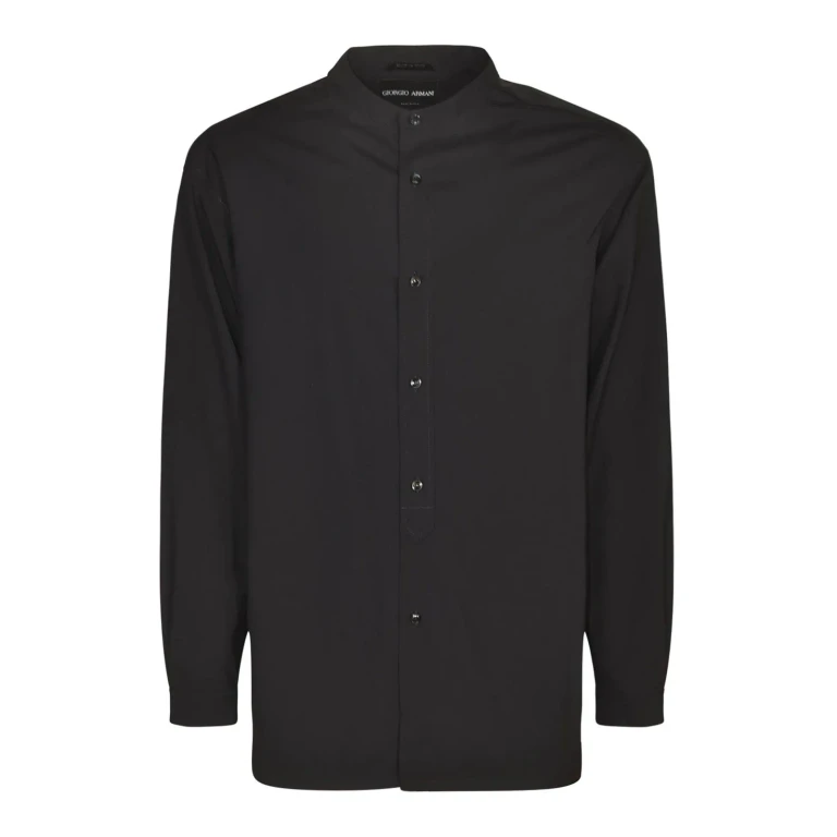 Giorgio Armani Manteau Au Genou - Bleu