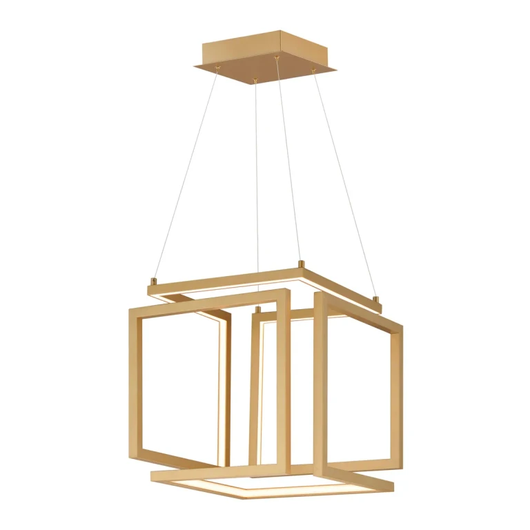 Gold LED Pendant from the Penrose Collection