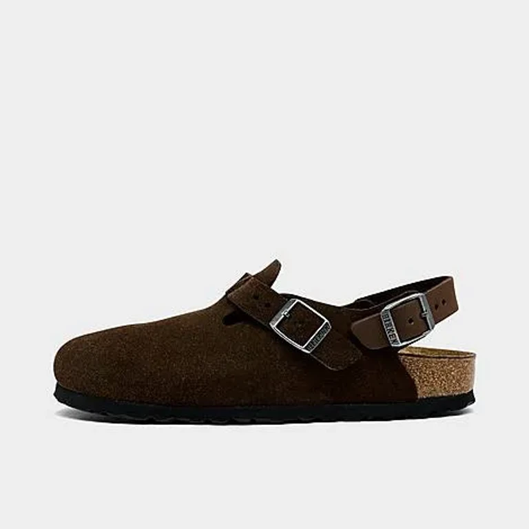 Birkenstock Women's Tokio Suede Leather Clogs in Carafe Size: 36