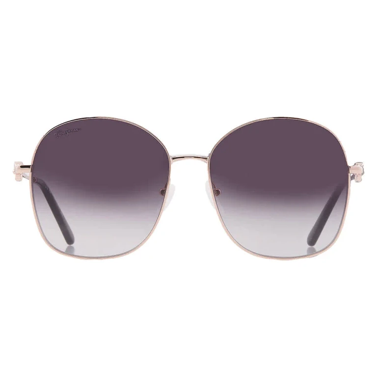Ferragamo Grey Gradient Butterfly Ladies Sunglasses SF297S 771 59